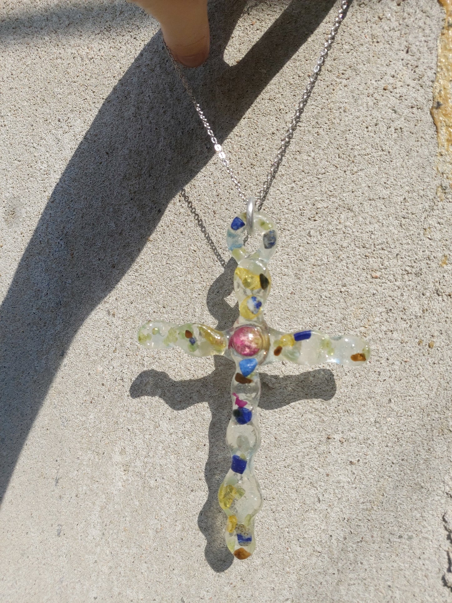 Rose cross for creativity and strength