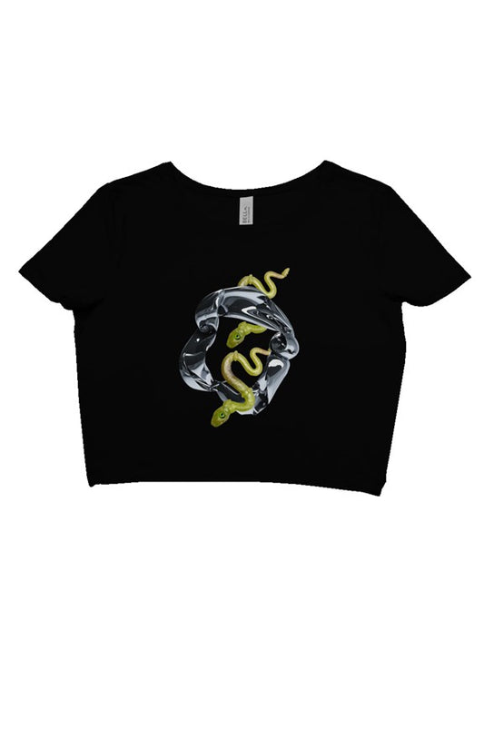 Snake Ring crop tee