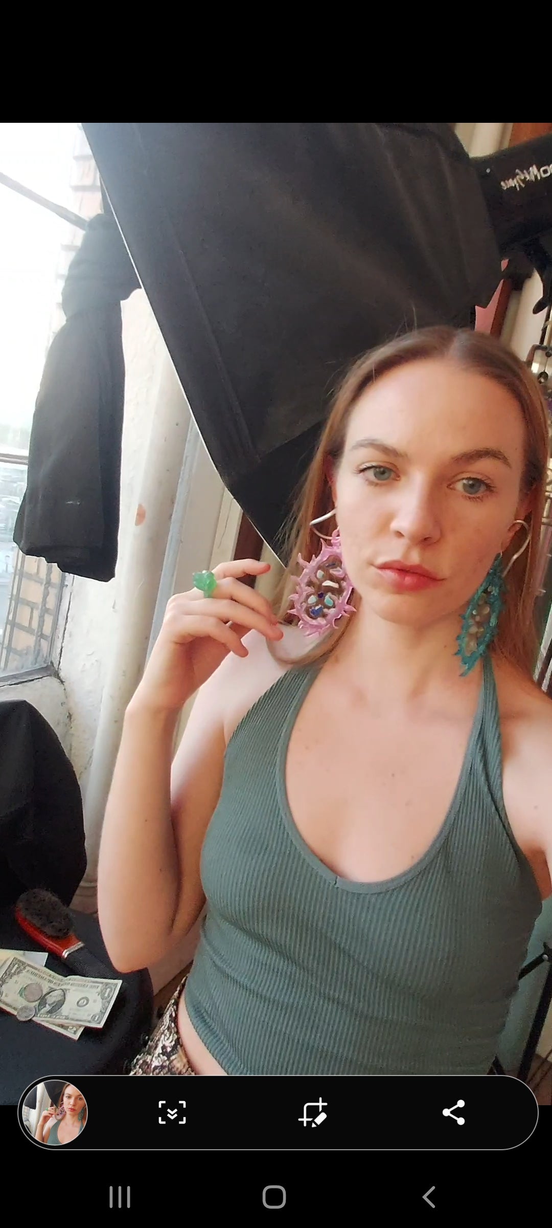 Slime Stone Portal Earring