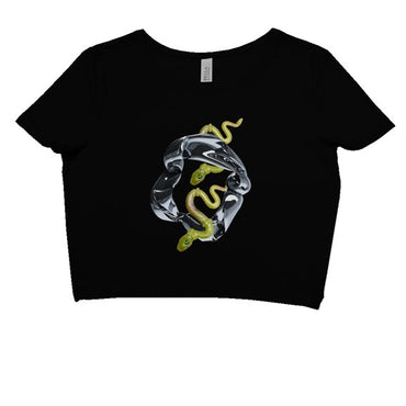 Snake Ring crop tee